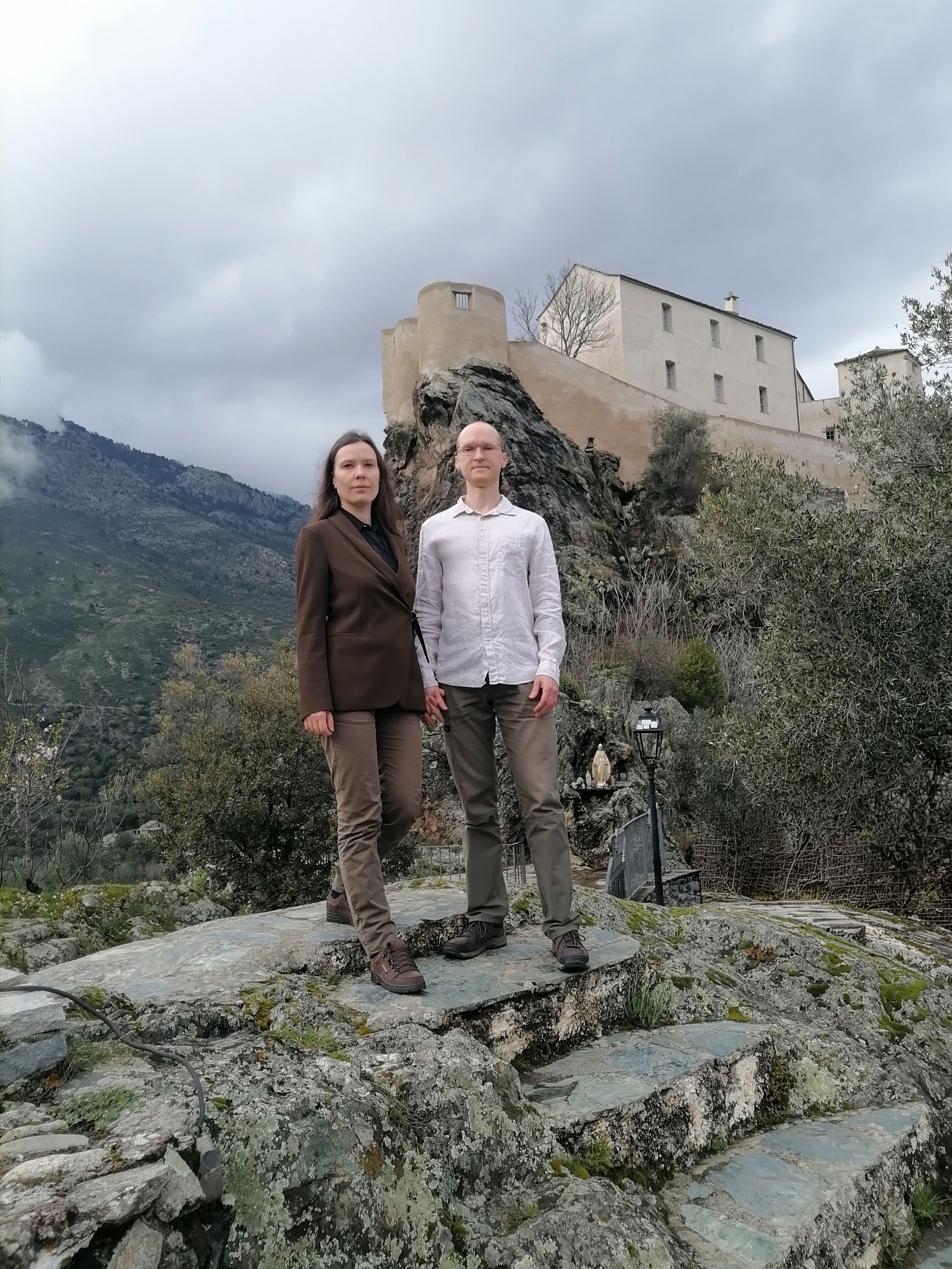 Alexey et Evgénia en Corse